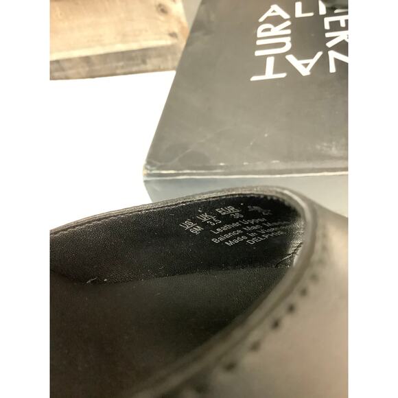 Naturalizer 27 Edit Womens 6M Black Leather Delphie Platform Heel Sandal LB12-22 - Picture 5 of 7